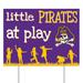 ECU Pirates 24" x 18" Little Fans At Play Yard Sign