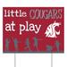 Washington State Cougars 24" x 18" Little Fans At Play Yard Sign