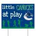 Vancouver Canucks 24" x 18" Little Fans At Play Yard Sign