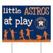 Houston Astros 24" x 18" Little Fans At Play Yard Sign