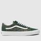 Vans old skool faces trainers in dark green