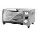 Black+Decker Black & Decker Crisp "N Bake Air Fry Digital 4 Slice Toaster Oven Stainless Steel in Gray | 8.6 H x 15.5 W x 10 D in | Wayfair