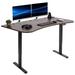 Vivo Height Adjustable Standing Desk Wood/Metal in Black | 63.1 W x 31.5 D in | Wayfair DESK-KIT-E2B1D