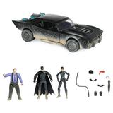 DC Comics Ultimate Batman Set w/ Exclusive 4â€� Batman Selina Kyle The Penguin Action Figures Batmobile Batman Movie Kids Toys Age 4 and up