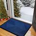 Latitude Run® Lodewyk Decorative Non-Slip Indoor Outdoor Door Mat Metal in Blue | 32 H x 32 W x 0.27 D in | Wayfair