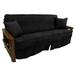 Latitude Run® T-Cushion Sofa Slipcover Microfiber/Microsuede in Black | 9 H x 75 W x 54 D in | Wayfair BD85D7EF3BCB4ADE8E79FD6A48081889