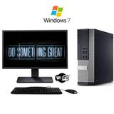 Dell Optiplex 7010 Ultra Small Form Desktop Computer PC 3.2 GHz Intel i5 Quad Core 16GB DDR3 RAM 480SSD Hard Drive Windows 7 Professional 64 bit with 19 LCD Monitor