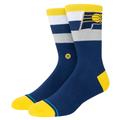 "Chaussettes Indiana Pacers Stance Crew - Marine - Homme - Homme Taille: L"