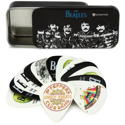 D'Addario 1CAB4-15BT3 Beatles Sgt. Pepper's Pick Tin - .70mm (15-pack)