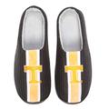 Men's FOCO Black Tennessee Volunteers Team Stripe Memory Foam Slide Slippers