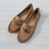 Coach Shoes | Coach Fonda Suede Slip On Loafers Driving Moccasins Shoes Brown Size 6b | Color: Brown | Size: 6