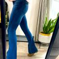 Free People Jeans | Free People Bell Bottom Jeans With Stretch | Color: Blue | Size: 25