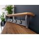 Coat hook with shelf / Grey Coat Hook / Coat Rack