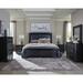 CDecor Home Furnishings Bryson Midnight Star 2-Piece Bedroom Set w/ Dresser Upholstered in Brown | 62.75 H x 78.5 W x 85 D in | Wayfair