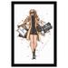 Oliver Gal Glam Chic - Picture Frame Graphic Art on Paper in Black/White | 26 H x 18 W x 0.75 D in | Wayfair 46456_16x24_PAPER_FLAT