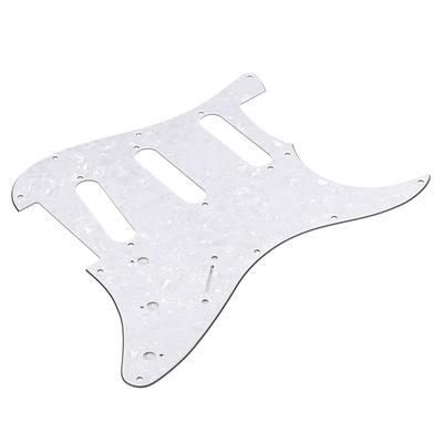 Guitar Pickguard 3 Single Coil Pickup for Guitar White - 225*285*2.4mm