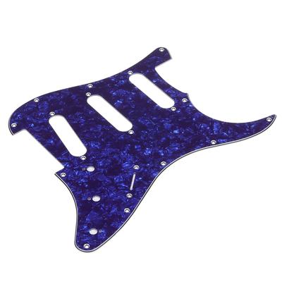 Guitar Pickguard 3 Single Coil Pickup for Guitar Dark Blue - Dark Blue - 225*285*2.4mm