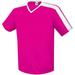 High Five 322730.514.XL Adult Genesis Soccer Jersey Raspberry & White - Extra Large