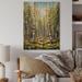 Millwood Pines Green Forest Wood Landscape - Traditional Wood Wall Art Panels - Natural Pine Wood in White | 36 H x 24 W x 1 D in | Wayfair