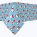 The Holiday Aisle® Eles Square Tablecloth, 100% Cotton, Holiday Gnomes Cotton in Blue/Gray/Red | 52 W x 52 D in | Wayfair