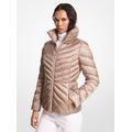 Michael Kors Quilted Nylon Packable Puffer Jacket Natural XS