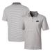 Men's Cutter & Buck Gray Old Dominion Monarchs Forge Tonal Stripe Stretch Polo