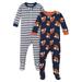Gerber Baby Boy & Toddler Boy Snug Fit Footed Cotton Pajamas 2-Pack