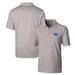 Men's Cutter & Buck Gray Air Force Falcons Forge Pencil Stripe Stretch Polo