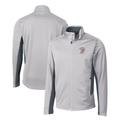 Men's Cutter & Buck Gray Mississippi State Bulldogs Navigate Softshell Full-Zip Jacket