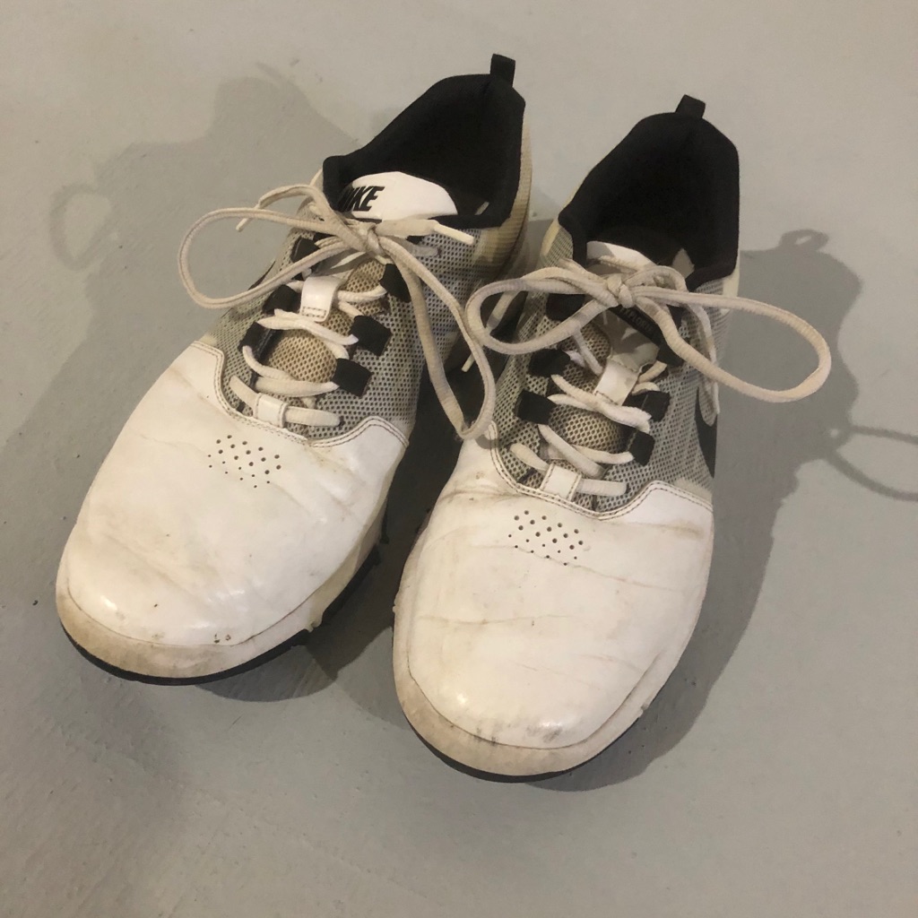 Nike Shoes | Men’s Nike Golf Shoes | Color: White | Size: 9.5