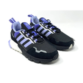 Adidas Shoes | Adidas Zx 1k Boost Women's Size 7 Running Shoes Black Purple New H00443 Nwob | Color: Black/Purple | Size: 7