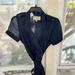 Burberry Dresses | Burberry Navy Blue Wrap Dress Size 12 | Color: Blue | Size: 12