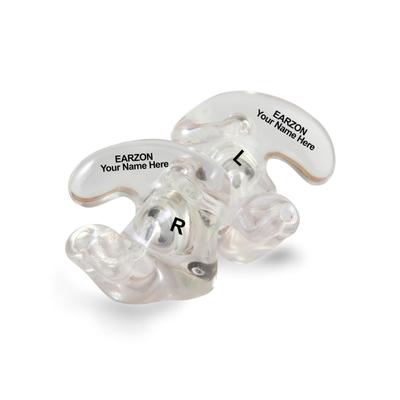 WildEar EarzON Custom Acrylic Shooter Filter Ear Plugs clear CHPD-A-CLR-IMP