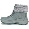 Skechers Womens Trego Winter Feelings Grey Waterproof Fur Collar Ankle Boots (uk_footwear_size_system, adult, women, numeric, medium, numeric_6)