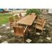 Anderson Teak 118 in. Bahama Rectangular Extended Dining Table