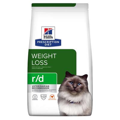 2x 3kg Hill's Prescription Diet r/d Weight Loss mit Huhn Katzenfutter trocken