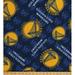 Fleece Fleece NBA Golden State Warriors Blue Pro Basketball Sports Team Fleece Fabric Print by the Yard (83GSW0002A)