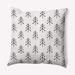 e by design Holiday Cheer Throw Square Indoor/Outdoor Pillow Polyester/Polyfill blend in White | 16 H x 16 W x 6 D in | Wayfair O5PHG329WH2-16