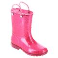 Western Chief Glitter Rain Boot - Girls 7 Toddler Pink Boot Medium