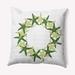 Rosecliff Heights Meiman Throw Square Indoor/Outdoor Pillow Polyester/Polyfill blend in Green | 20 H x 20 W x 7 D in | Wayfair