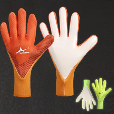 Gants de gardien de but en latex pour jeunes adultes gants d'entraînement de football respirants