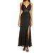 Corset Lace Sleeveless Gown - Black - Morgan & Co. Dresses
