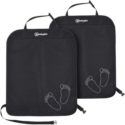 Auto-Rückenlehnenschutz BABYGO, Baby, schwarz, Oxford-Gewebe, Autositzschutz, 2er-Set Image