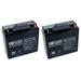 UB12220 REPLACEMENT HR22-12 Battery - 22 amp hour - 12 volt - 2 Pack