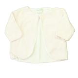 Pre-owned Kissy Kissy Girls Pink | White Cardigan size: 0-3 Months