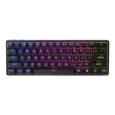 SteelSeries Apex Pro Mini 60% Wireless Mechanical OmniPoint Adjustable Actuation Switch Gaming Keyboard with RGB Backlighting