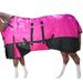 25HI 81 Hilason 1200D Winter Waterproof Poly Horse Blanket Belly Wrap Pink