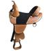 45HS HILASON Western Horse Saddle Treeless American Leather Trail Barrel Tack | Horse Saddle | Western Saddle | Treeless Saddle | Saddle for Horses | Horse Leather Saddle