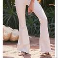 Free People Pants & Jumpsuits | Free People Penny Pull On Flare Pants | Color: Cream/Yellow | Size: 27