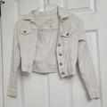 Jessica Simpson Jackets & Coats | Jessica Simpson Girls White Denim Jacket | Color: White | Size: Mg